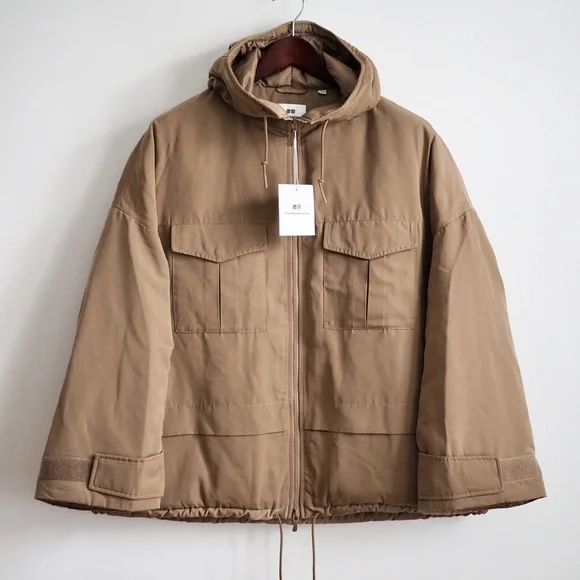 White mountaineering oversized down parka hybrid jacket NEW - Picture 3 of 14